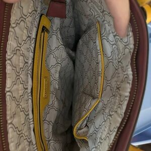 Elegant Burgundy Tote Bag